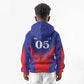 Custom Afro Haiti Football Kid Hoodie Sporty Style - African Pride