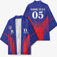 Custom Afro Haiti Football Kimono Sporty Style