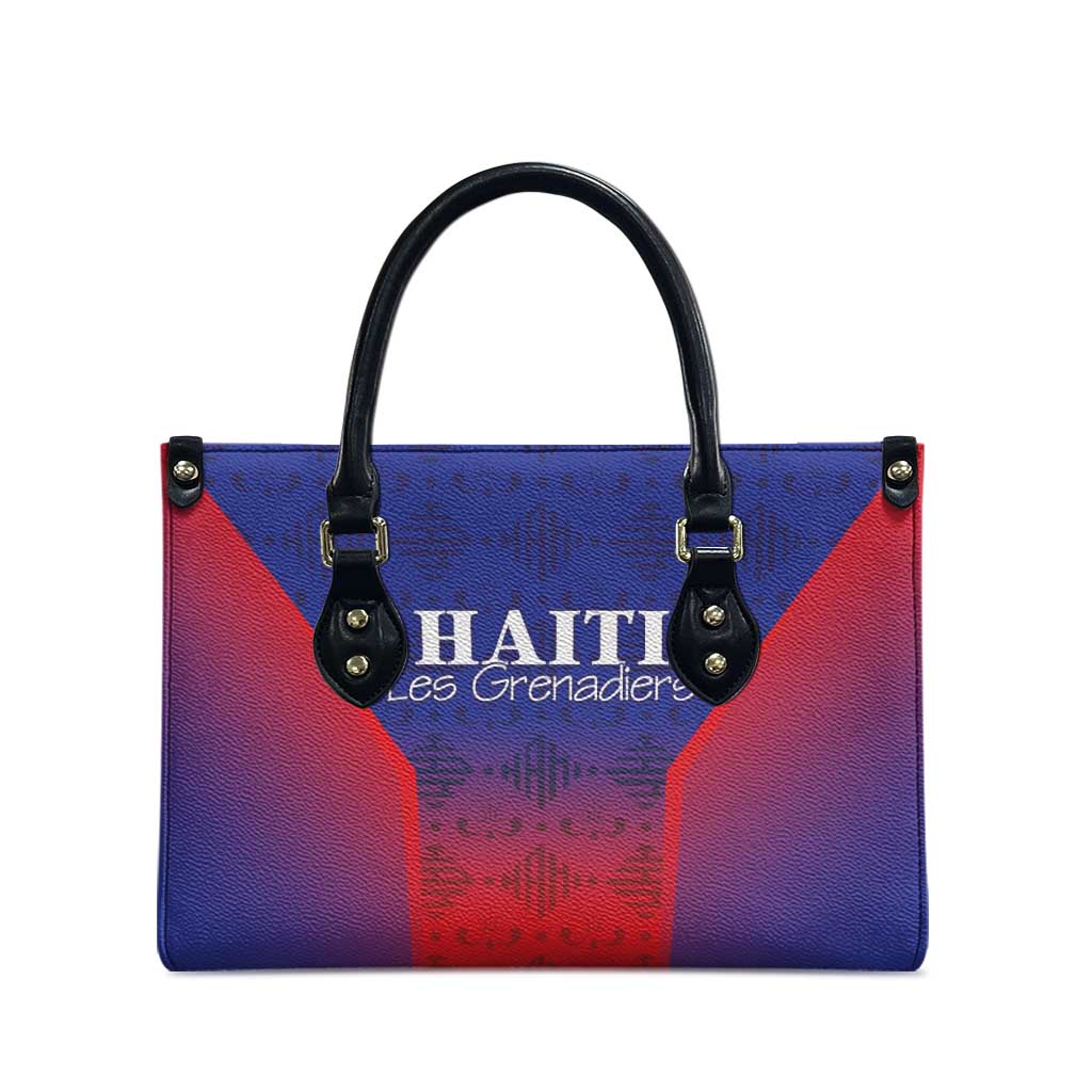 Afro Haiti Football Leather Bag Sporty Style