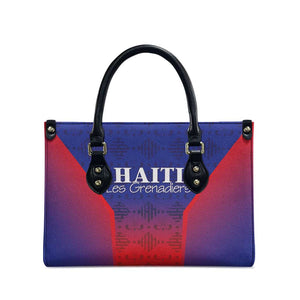 Afro Haiti Football Leather Bag Sporty Style