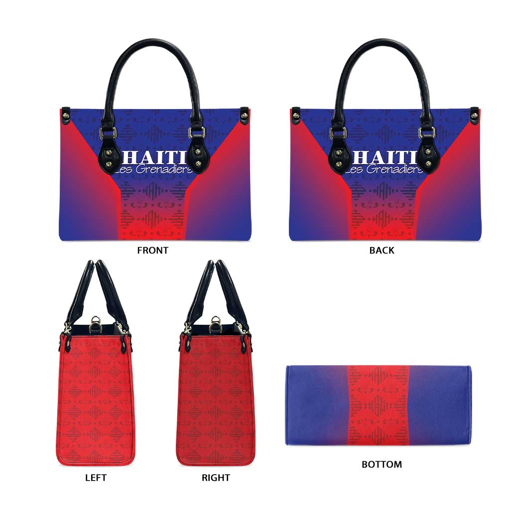 Afro Haiti Football Leather Bag Sporty Style