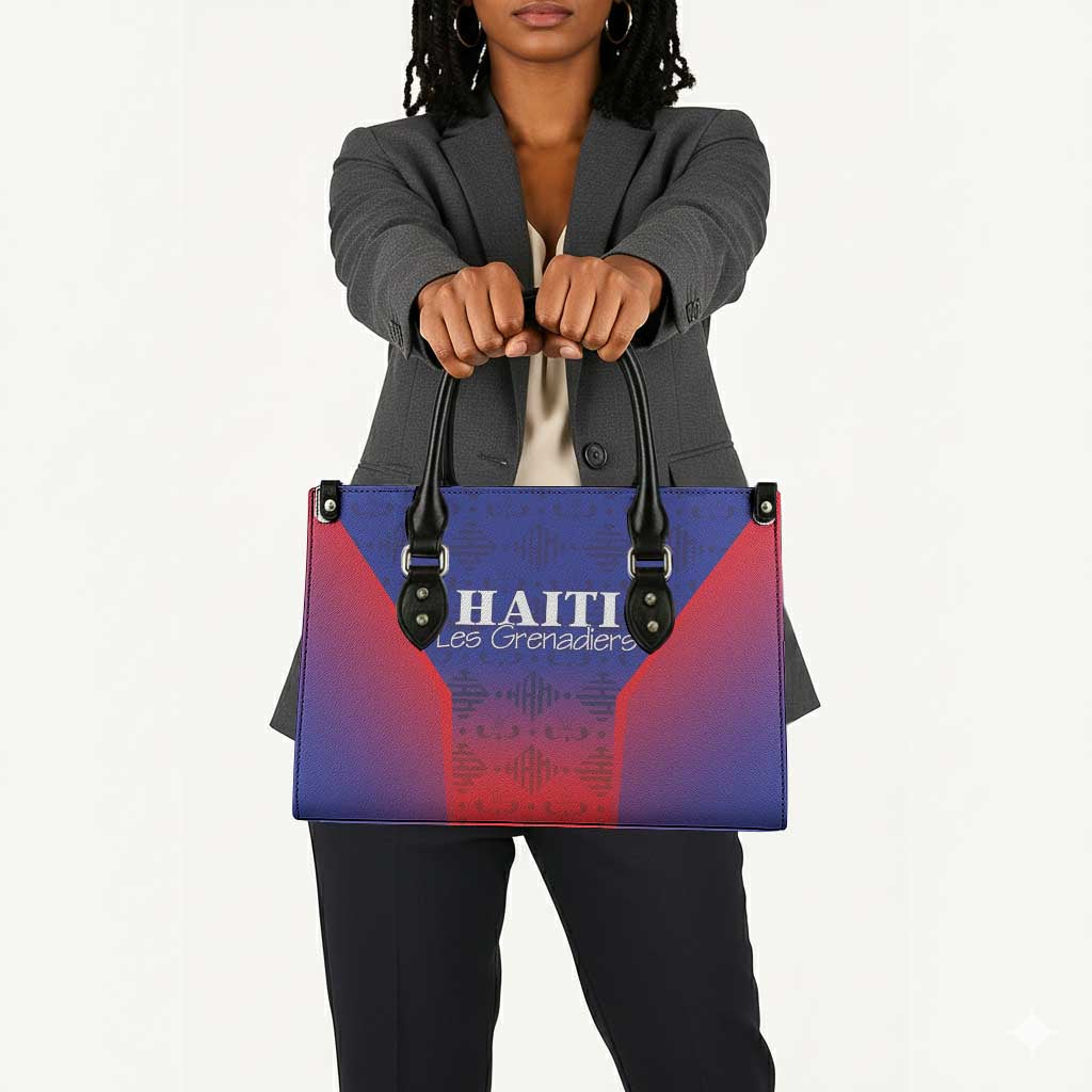 Afro Haiti Football Leather Bag Sporty Style