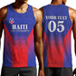 Custom Afro Haiti Football Men Tank Top Sporty Style - African Pride