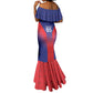 Custom Afro Haiti Football Mermaid Dress Sporty Style - African Pride