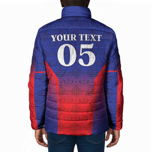 Custom Afro Haiti Football Padded Jacket Sporty Style