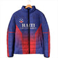 Custom Afro Haiti Football Padded Jacket Sporty Style