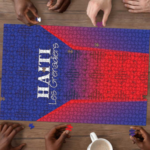 Afro Haiti Football Puzzle Sporty Style