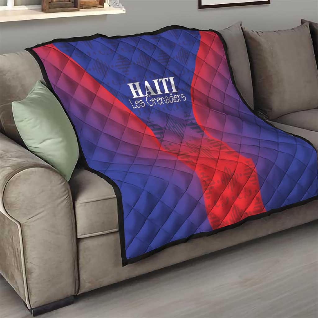 Afro Haiti Football Quilt Sporty Style - African Pride