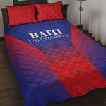 Afro Haiti Football Quilt Bed Set Sporty Style - African Pride