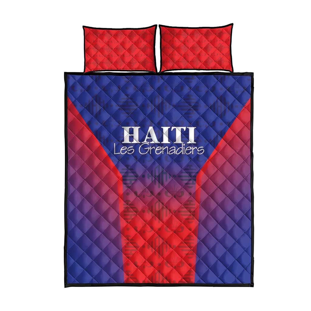 Afro Haiti Football Quilt Bed Set Sporty Style - African Pride