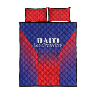 Afro Haiti Football Quilt Bed Set Sporty Style - African Pride
