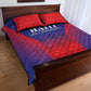 Afro Haiti Football Quilt Bed Set Sporty Style - African Pride
