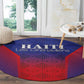 Afro Haiti Football Round Carpet Sporty Style - African Pride