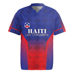 Custom Afro Haiti Football Rugby Jersey Sporty Style LT05