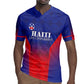 Custom Afro Haiti Football Rugby Jersey Sporty Style LT05