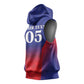 Custom Afro Haiti Football Sleeveless Hoodie Sporty Style - African Pride