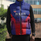 Custom Afro Haiti Football Sleeveless Puffer Jacket Sporty Style