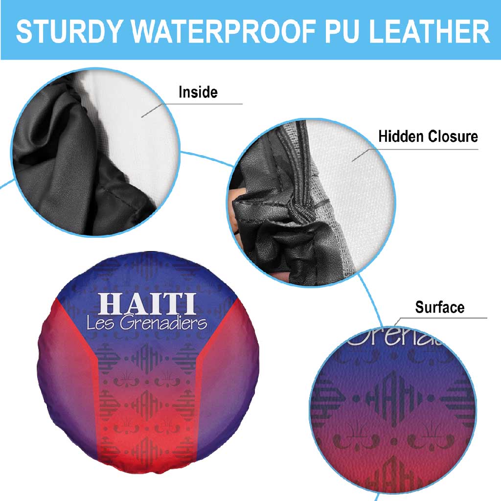 Afro Haiti Football Spare Tire Cover Sporty Style - African Pride