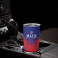 Custom Afro Haiti Football Tumbler Cup Sporty Style - African Pride