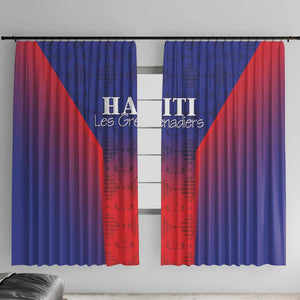 Afro Haiti Football Window Curtain Sporty Style - African Pride