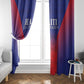 Afro Haiti Football Window Curtain Sporty Style - African Pride