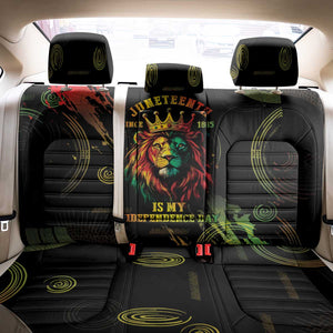 Juneteenth Is My Independence Day Back Car Seat Cover