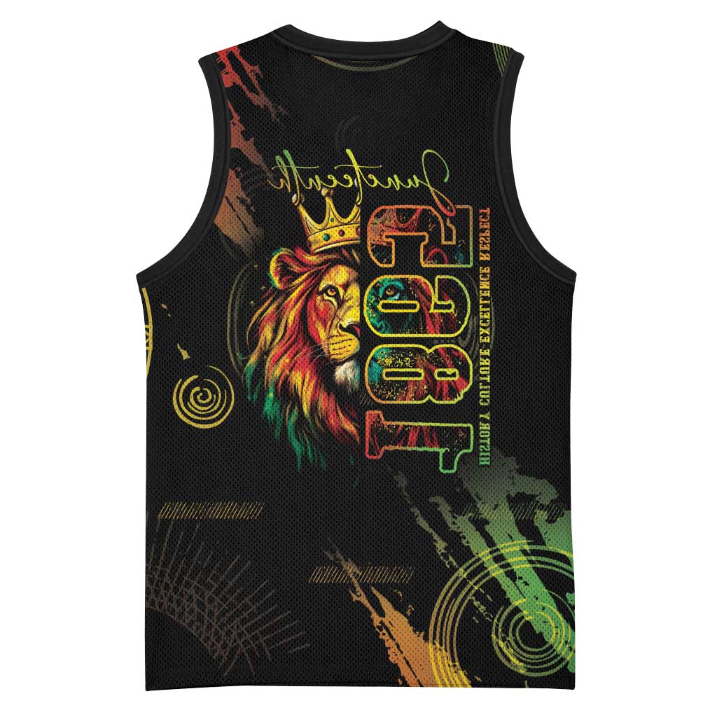 Juneteenth Is My Independence Day Basketball Jersey - African Pride