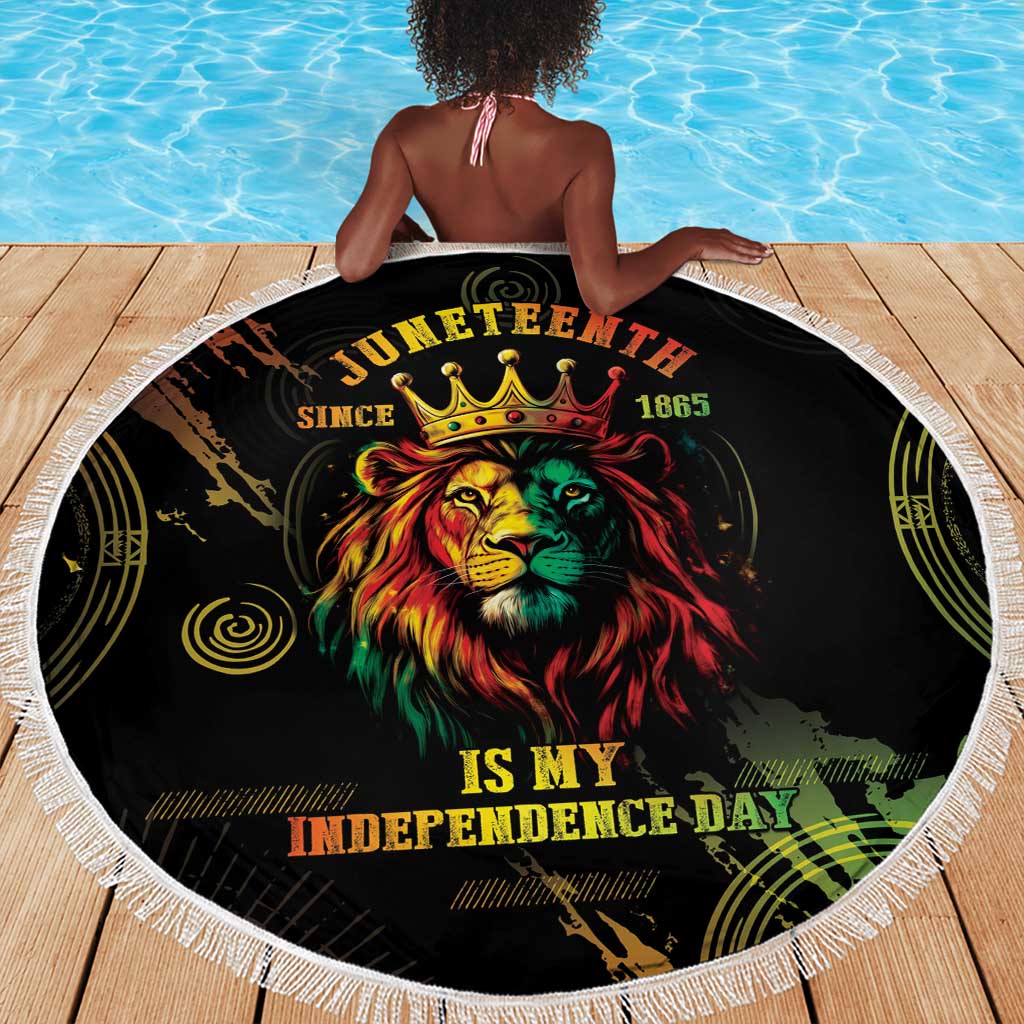 Juneteenth Is My Independence Day Beach Blanket