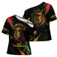 Juneteenth Is My Independence Day Cross Shoulder Shirt