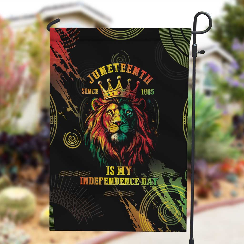 Juneteenth Is My Independence Day Garden Flag