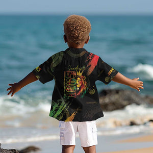 Juneteenth Is My Independence Day Kid Hawaiian Shirt