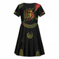 Juneteenth Is My Independence Day Kid Short Sleeve Dress