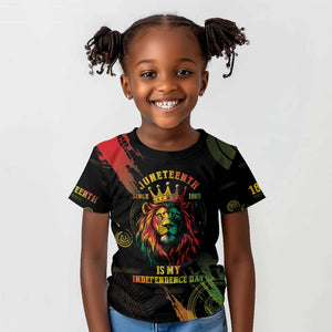 Juneteenth Is My Independence Day Kid T shirt