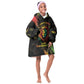 Juneteenth Is My Independence Day Kid Wearable Blanket Hoodie