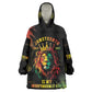Juneteenth Is My Independence Day Kid Wearable Blanket Hoodie