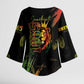 Juneteenth Is My Independence Day Kimono Sleeve Blouse