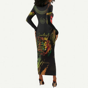 Juneteenth Is My Independence Day Long Sleeve Bodycon Dress
