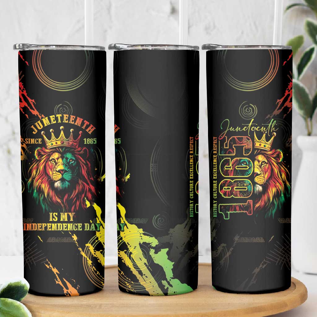 Juneteenth Is My Independence Day Skinny Tumbler