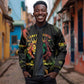 Juneteenth Is My Independence Day Sleeve Zip Bomber Jacket