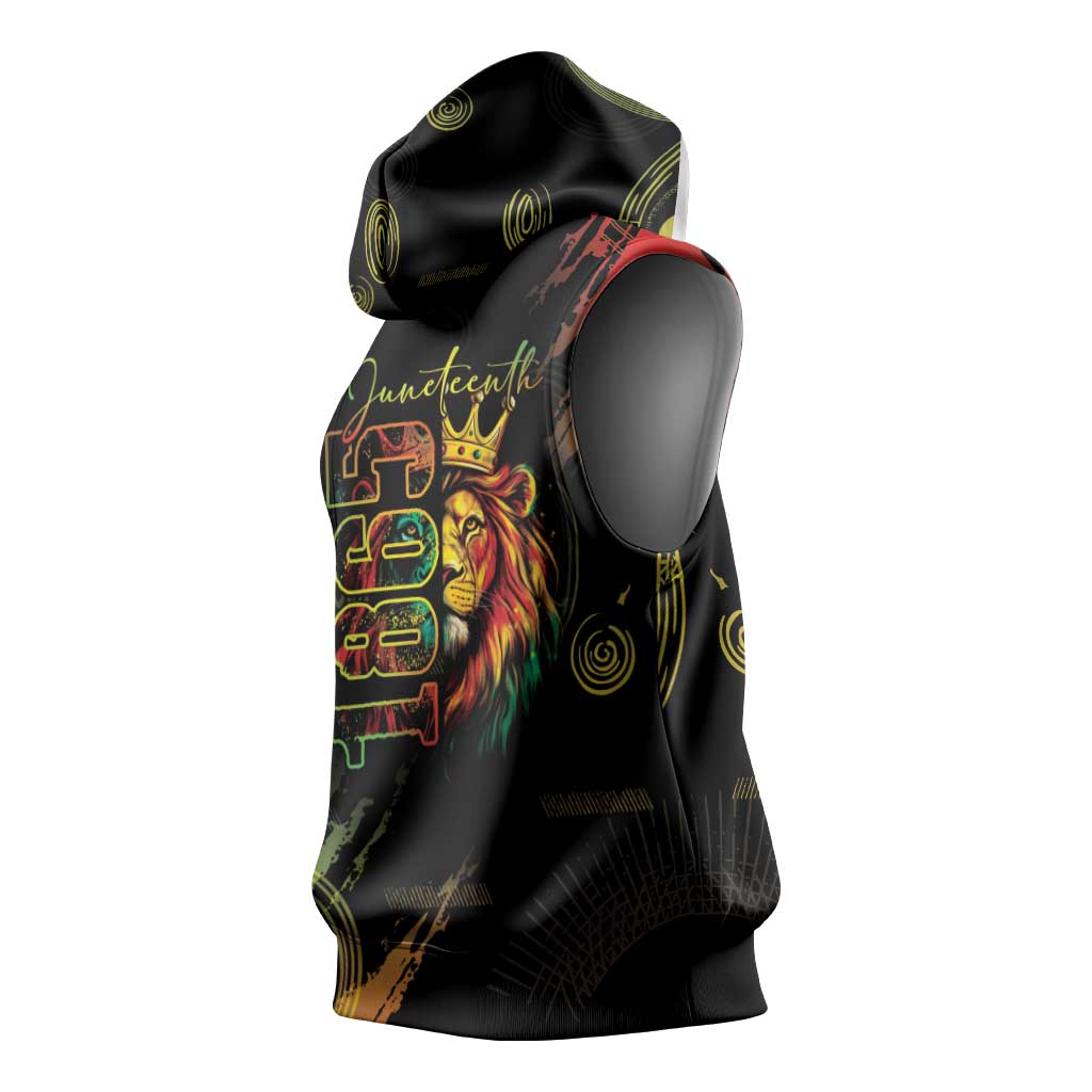 Juneteenth Is My Independence Day Sleeveless Hoodie - African Pride