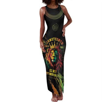 Juneteenth Is My Independence Day Tank Maxi Dress