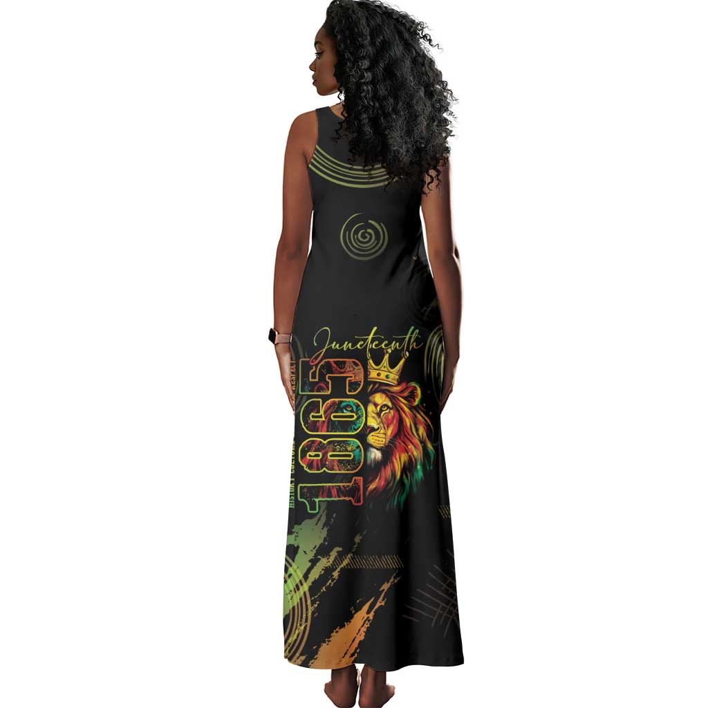 Juneteenth Is My Independence Day Tank Maxi Dress