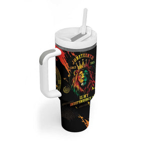 Juneteenth Is My Independence Day Tumbler With Handle