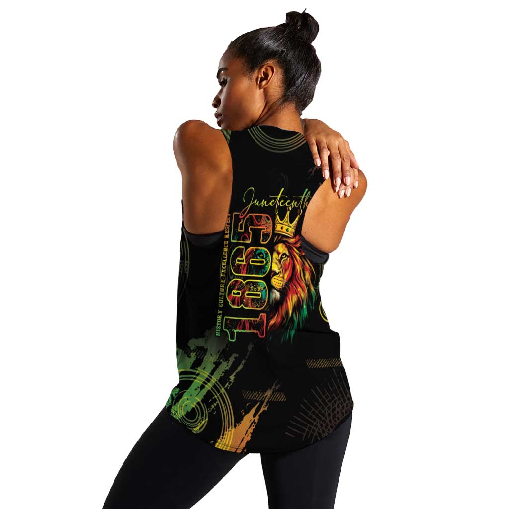 Juneteenth Is My Independence Day Women Racerback Tank