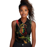 Juneteenth Is My Independence Day Women Sleeveless Polo Shirt