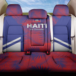 Les Grenadiers Haiti Football Back Car Seat Cover Tropical Vibes - African Pride