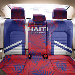 Les Grenadiers Haiti Football Back Car Seat Cover Tropical Vibes - African Pride