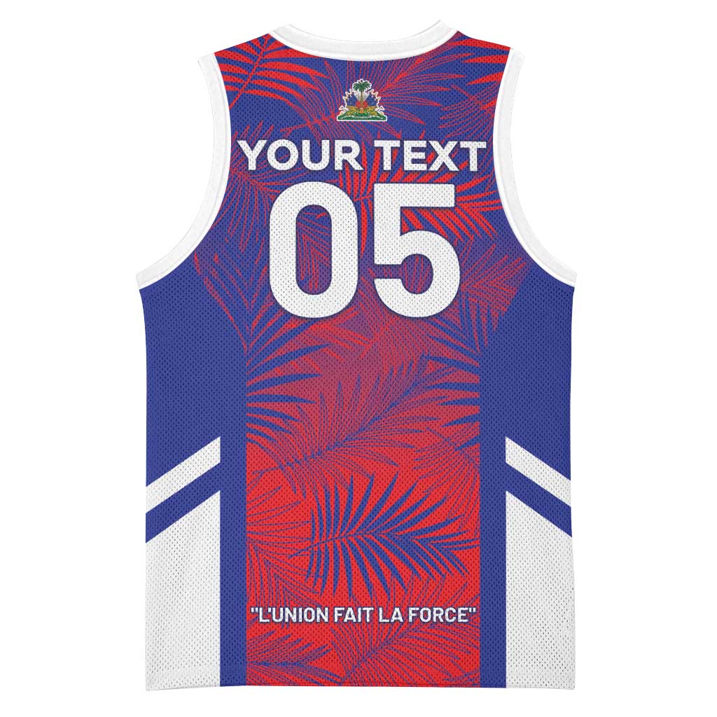 Custom Les Grenadiers Haiti Football Basketball Jersey Tropical Vibes - African Pride