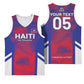 Custom Les Grenadiers Haiti Football Basketball Jersey Tropical Vibes - African Pride