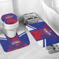 Les Grenadiers Haiti Football Bathroom Set Tropical Vibes